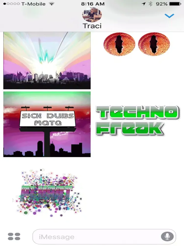تصاویر EDM Stickers iPad 