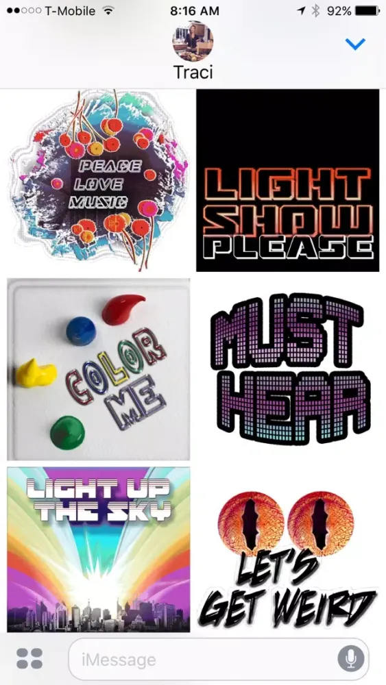 تصاویر EDM Stickers