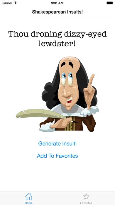 Shakespearean Insult Creator 스크린샷