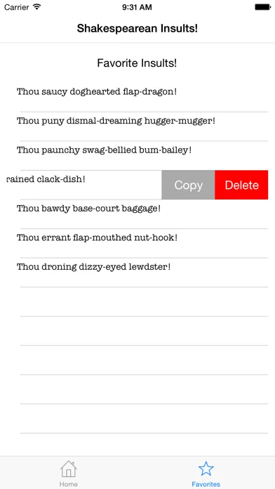 Shakespearean Insult Creator 스크린샷