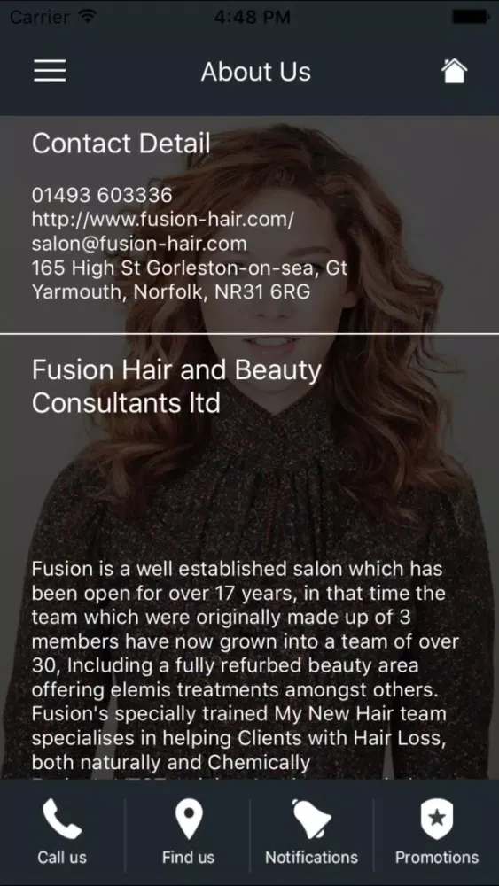 Fusion Hair and Beauty Ltd Screenshots