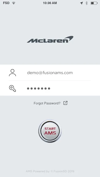 Captures d'écran de AMS Sales for McLaren