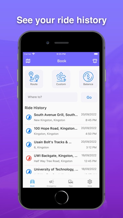 Capturas de pantalla de Ryde Safe: Reliable, Secure