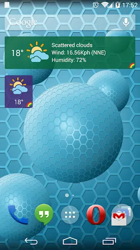 Weather and News Info Widget Screenshots