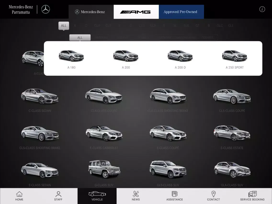 MercedesBenz Parramatta iPad iPad  Screenshots