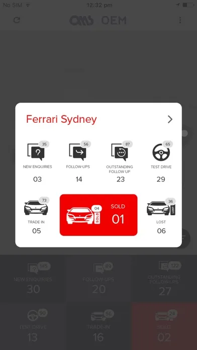 Captures d'écran de AMS OEM for Ferrari