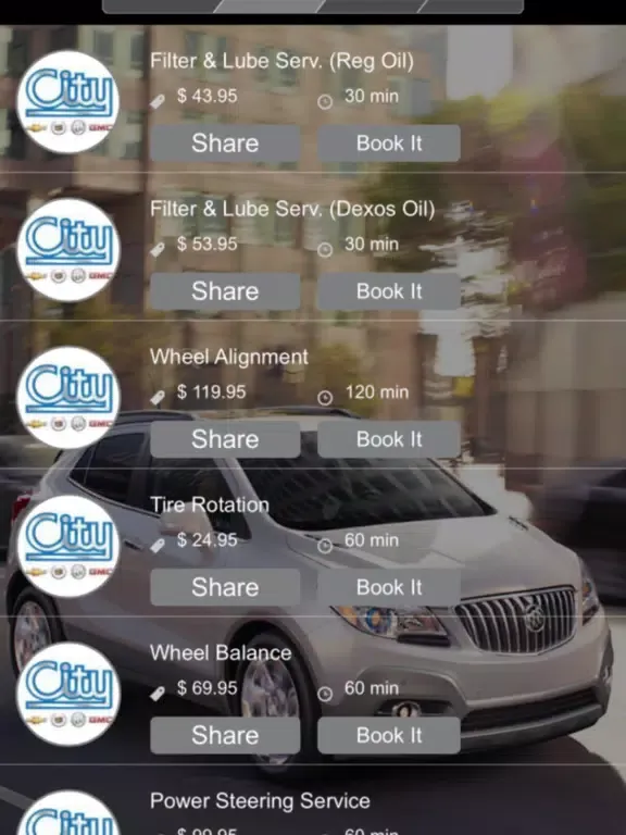 CITY BUICK iPad  سکرین شاٹس