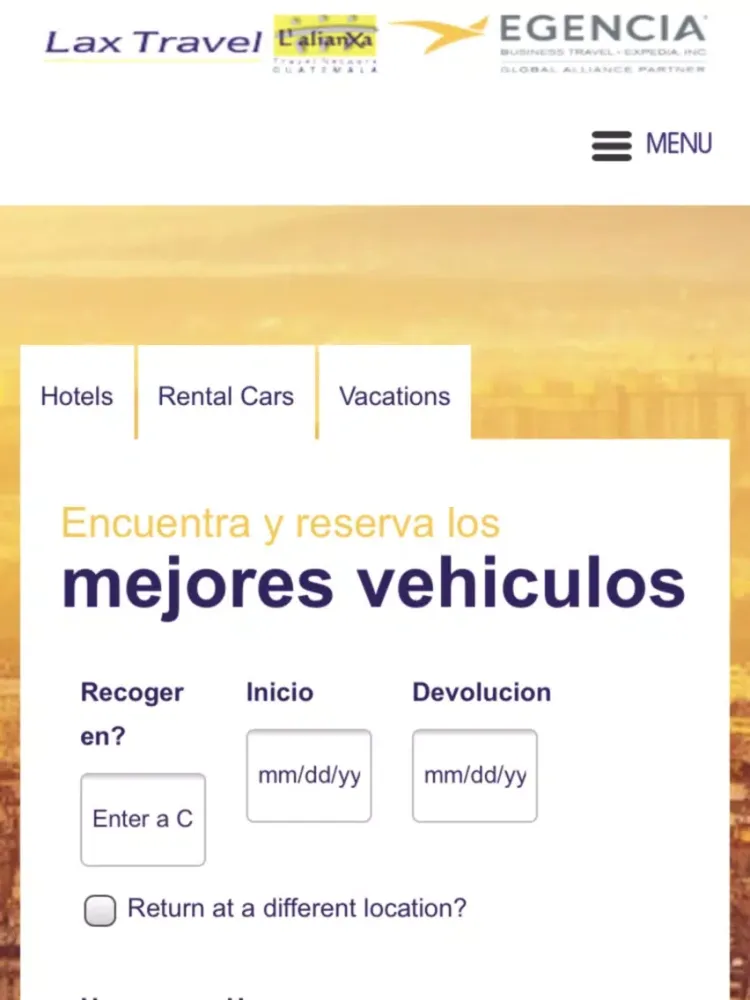 Zrzuty ekranu Lax Travel iPad 