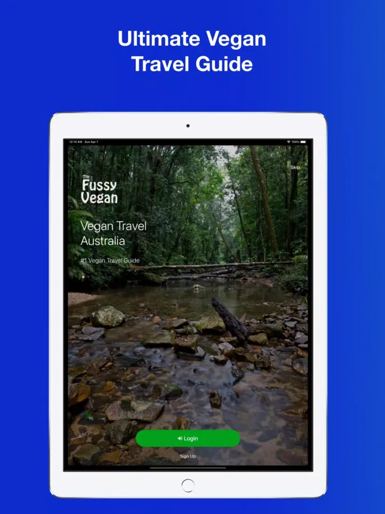 تصاویر Fussy Vegan Travel iPad 