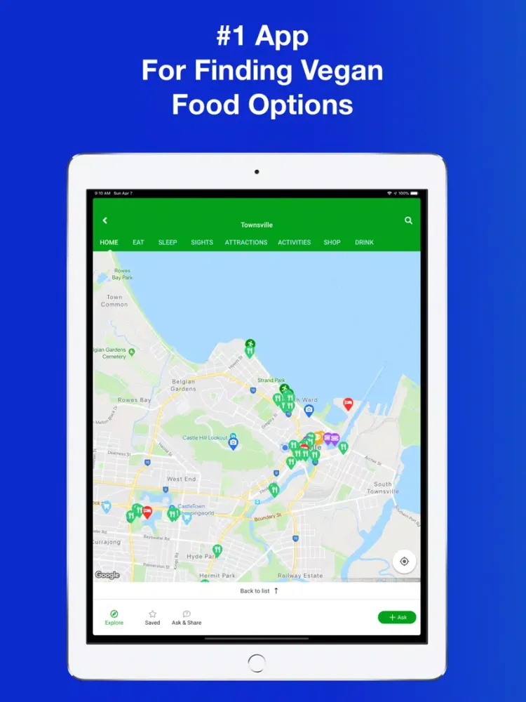 تصاویر Fussy Vegan Travel iPad 