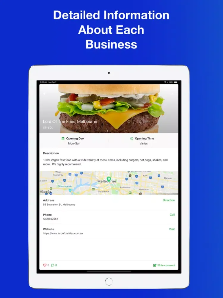 تصاویر Fussy Vegan Travel iPad 