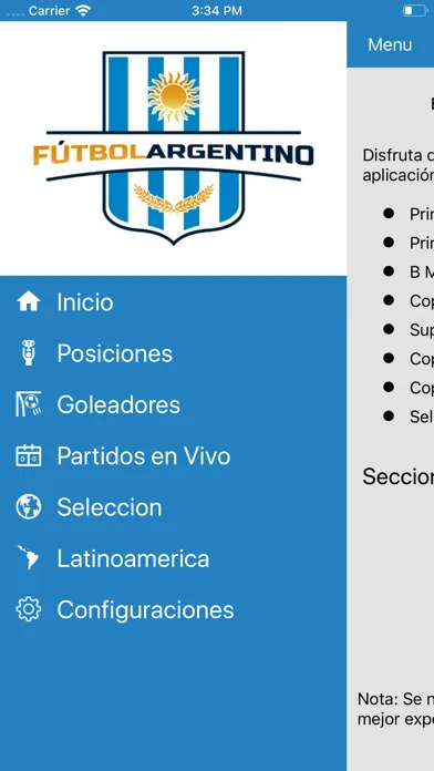 Futbol Argentino en vivo Screenshots