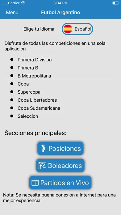 Futbol Argentino en vivo Screenshots
