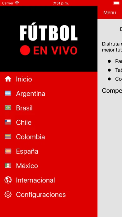 Captures d'écran de Live Football Matches