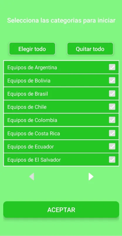 Copa Libertadores Quiz Screenshots