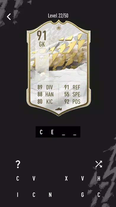 Capturas de tela do FUT Card Guess