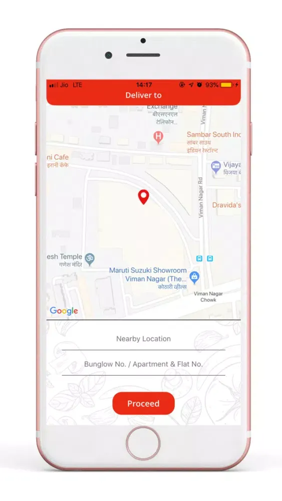 Tangkapan skrin Delicious Food App