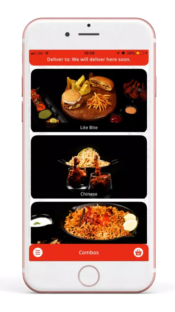 Tangkapan skrin Delicious Food App