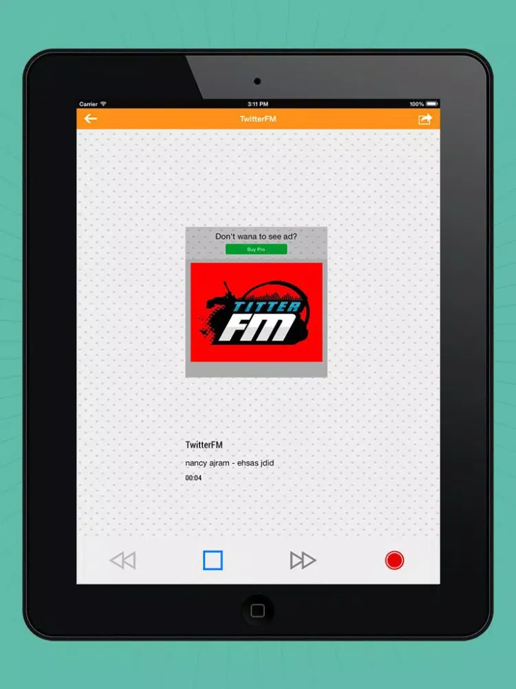 Capturas de tela do Arabic Radio Live iPad 