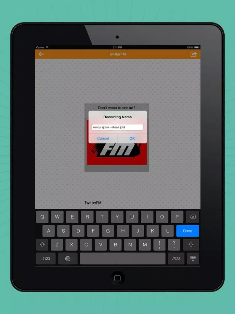 Capturas de tela do Arabic Radio Live iPad 