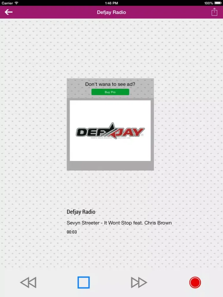 Hip Hop Radio! iPad  Ekran Görüntüleri