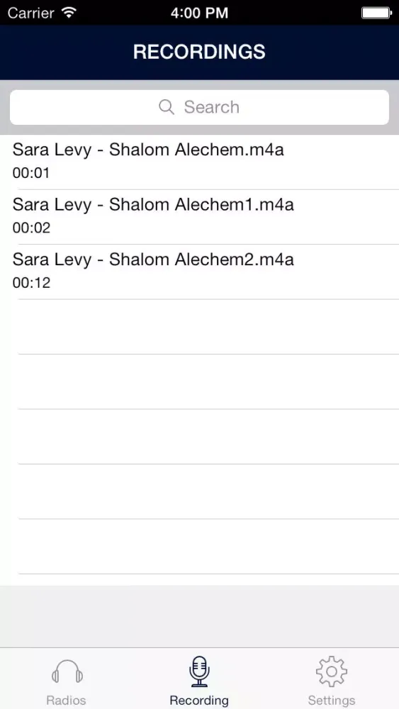 ภาพหน้าจอของ Jewish Radio!