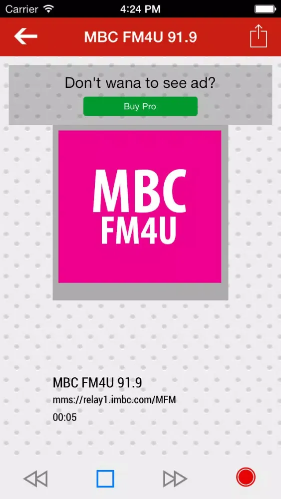 Capturas de pantalla de Korean Radio