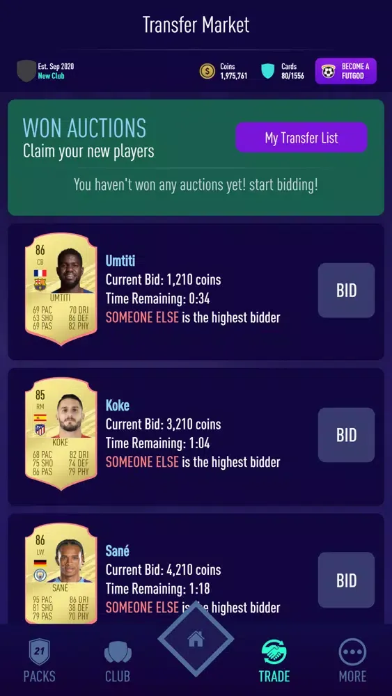 FUT 21 Packs by FUTGod应用截图