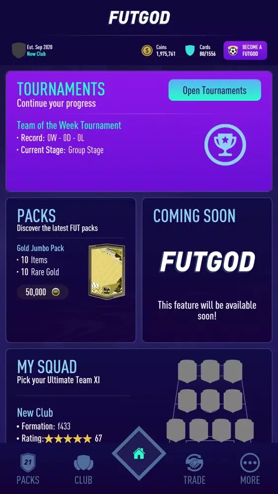 FUT 21 Packs by FUTGod应用截图