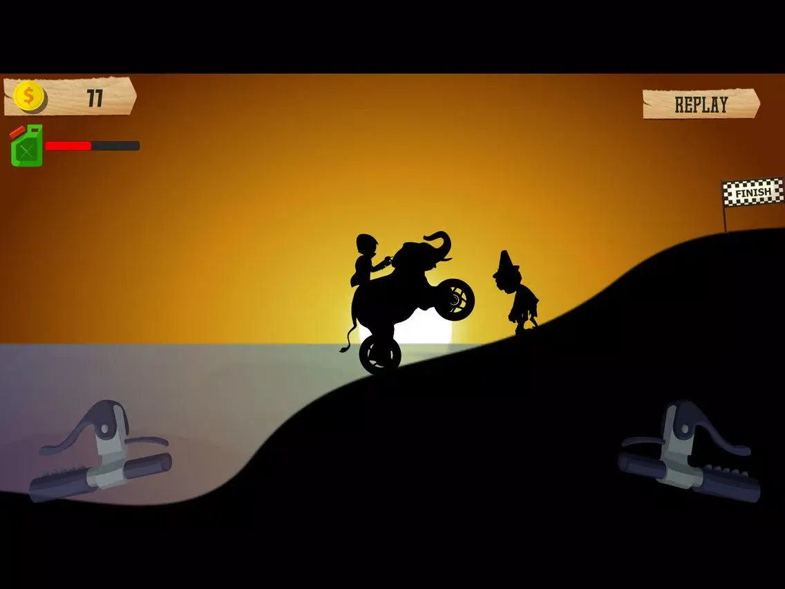 Captures d'écran de Shadow Animals Motorcycle Ride iPad 