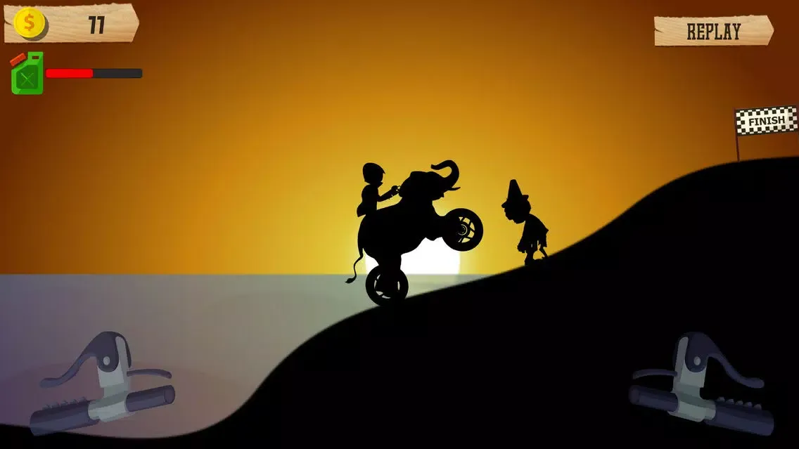 Captures d'écran de Shadow Animals Motorcycle Ride
