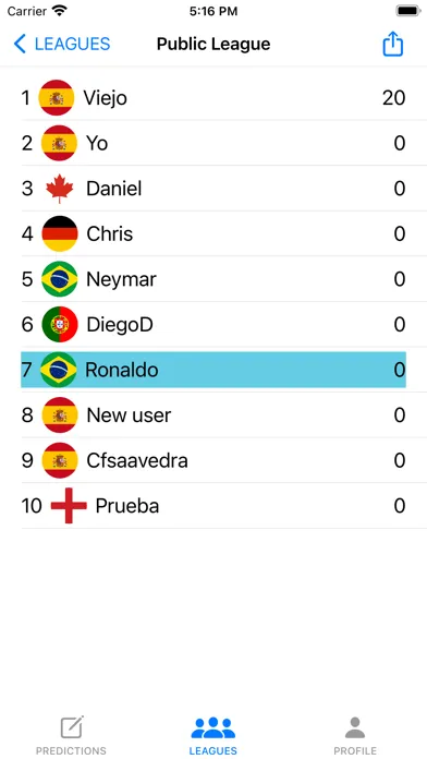 WC 2022 Predictor 스크린샷