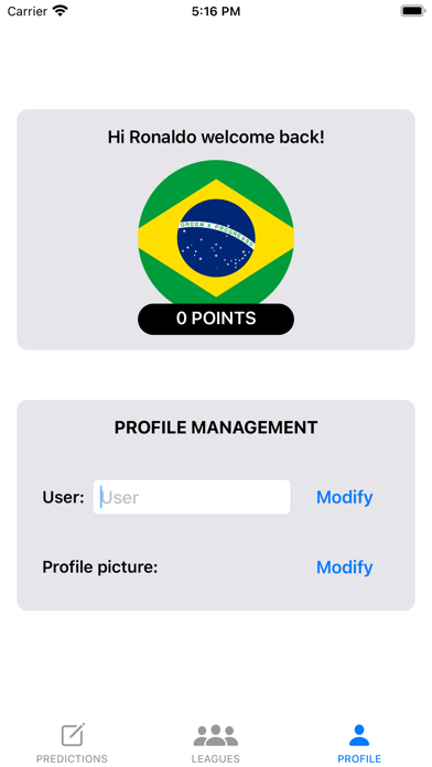 WC 2022 Predictor Screenshots