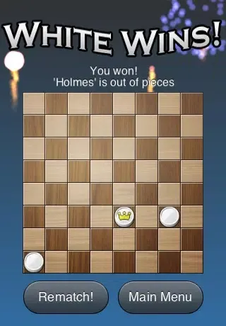 Tangkapan layar Tournament Checkers Free