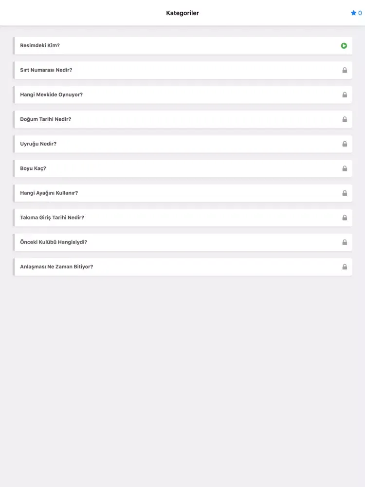 Tangkapan skrin Fanatikler iPad 