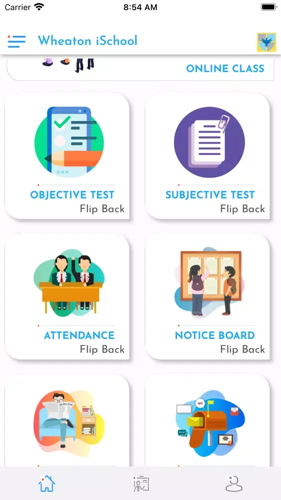 Capturas de tela do Wheaton iSchool