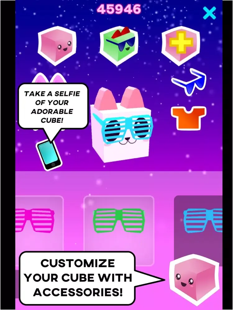 Cute Cube Jump! iPad  स्क्रीनशॉट