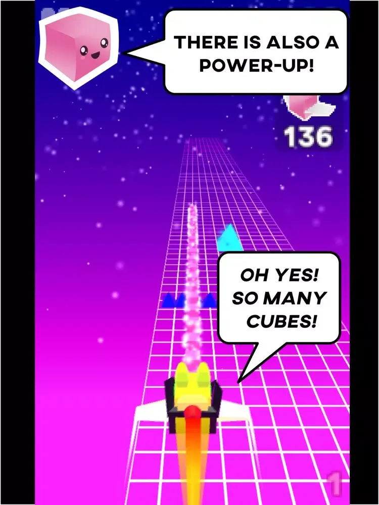 Cute Cube Jump! iPad  स्क्रीनशॉट