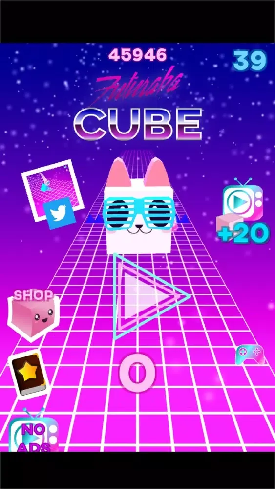 Cute Cube Jump! स्क्रीनशॉट