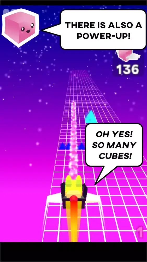 Cute Cube Jump! स्क्रीनशॉट