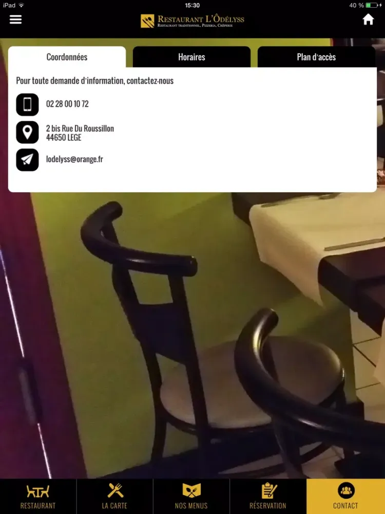 Tangkapan layar L'ODELYSS iPad 