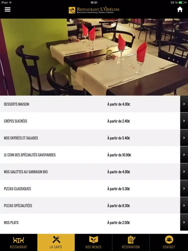 Tangkapan layar L'ODELYSS iPad 