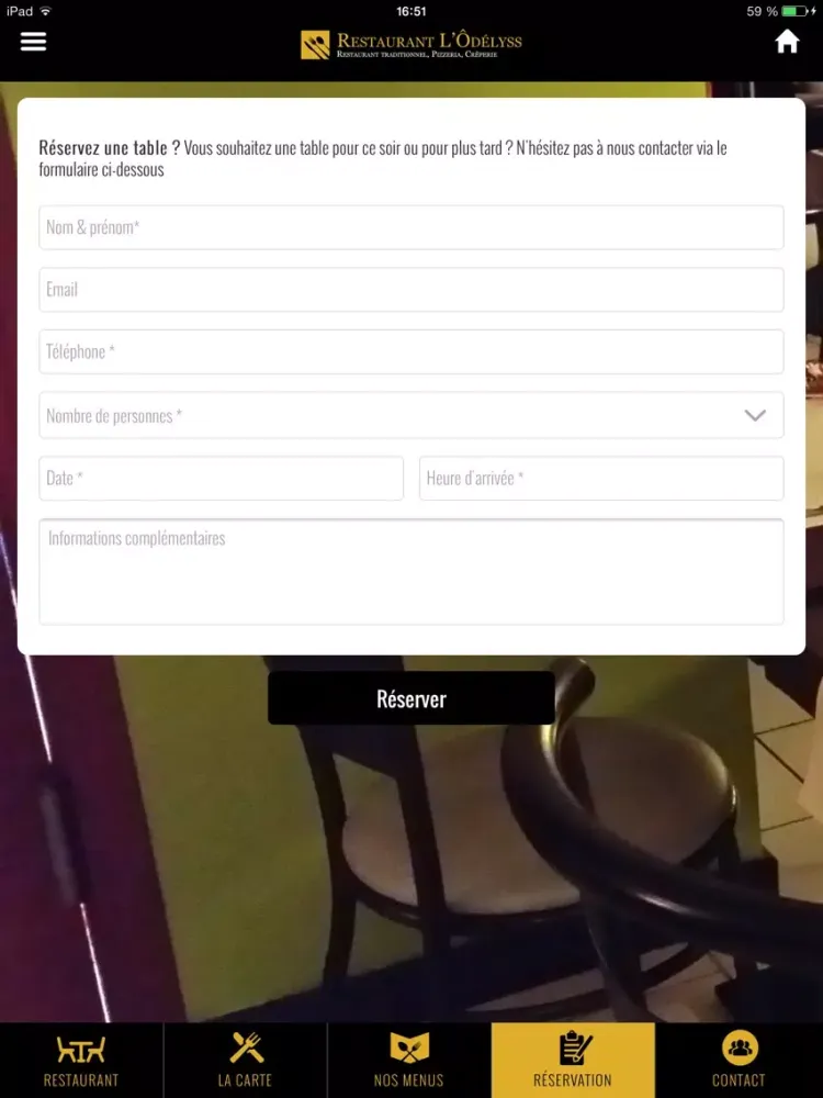 Tangkapan layar L'ODELYSS iPad 