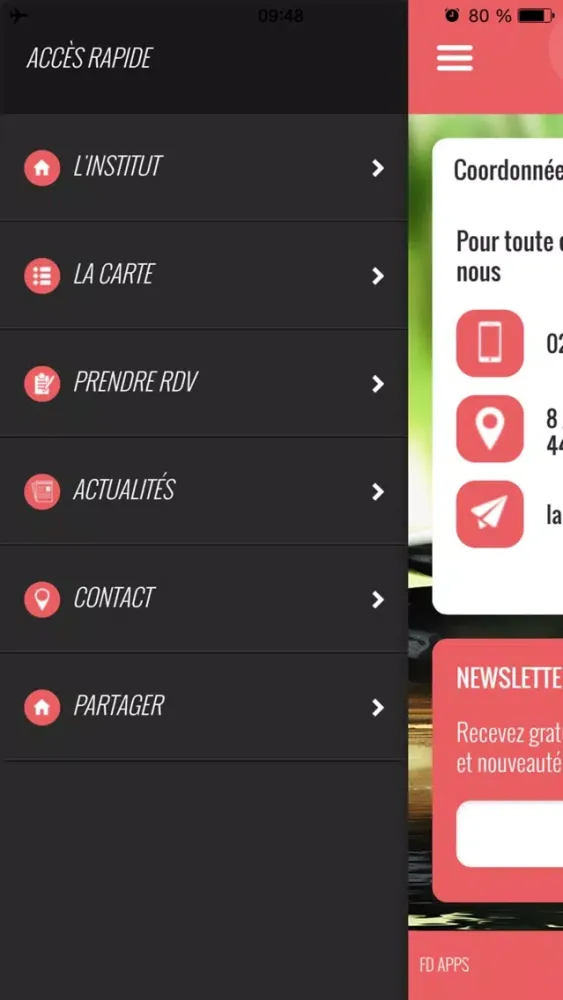 Captures d'écran de MON BIOTYBAR