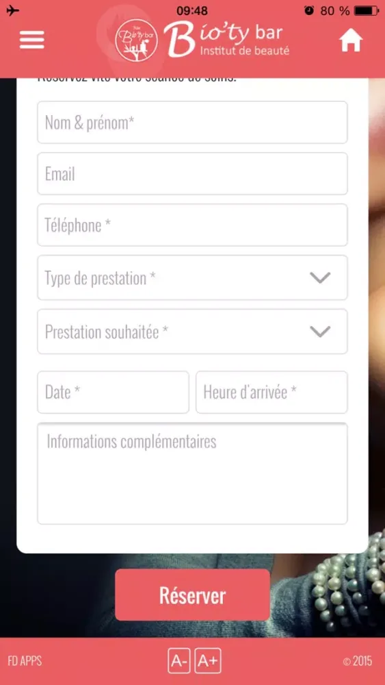 Captures d'écran de MON BIOTYBAR
