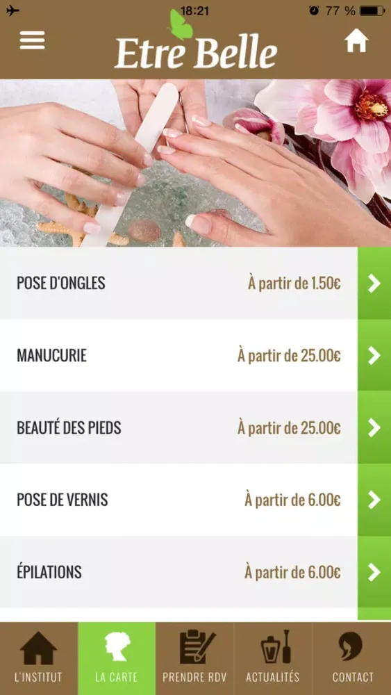 Etre Belle سکرین شاٹس