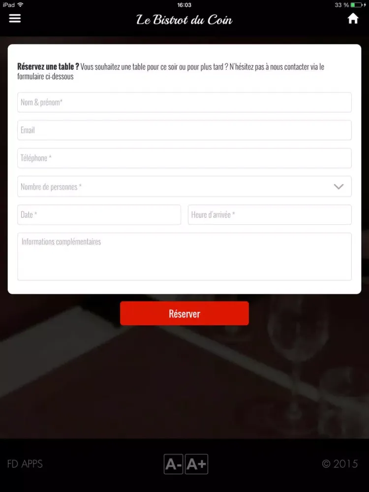 Скриншоты Bistrot Du Coin iPad 