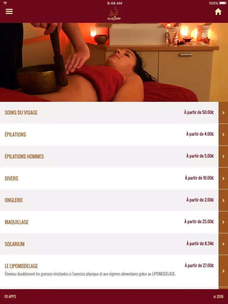 Institut Evasion iPad  Screenshots