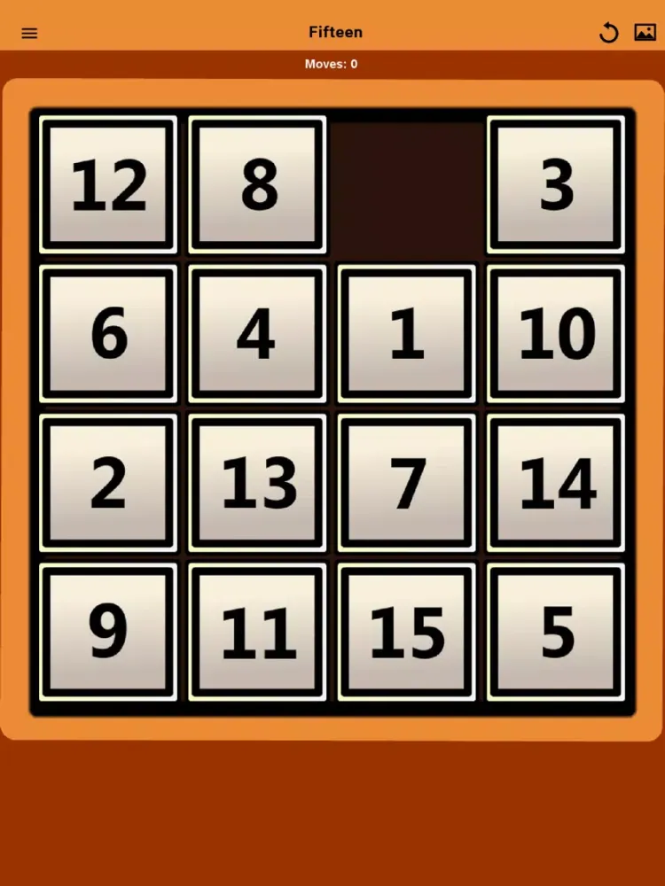 Fifteen Puzzle Classic iPad  Screenshots