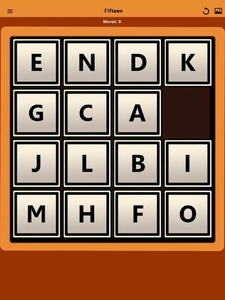 Fifteen Puzzle Classic iPad  Screenshots